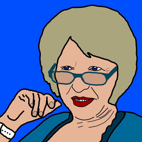 223. The Smile Behind the Glasses by Domstad Rudie