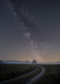 Milky way on the Veluwe by Jeroen Linnenkamp