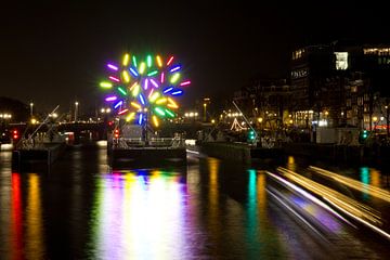Amsterdam by night van Simone Meijer