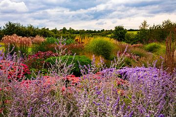 Lady Farm Garden, Chelwood, Angleterre sur Lieuwe J. Zander