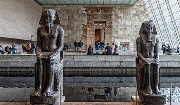 Egyptian Temple of Dendur in Metropolitan Museum of Art in New York. by Mohamed Abdelrazek
