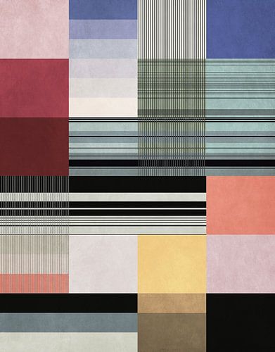 Geometric with stripes