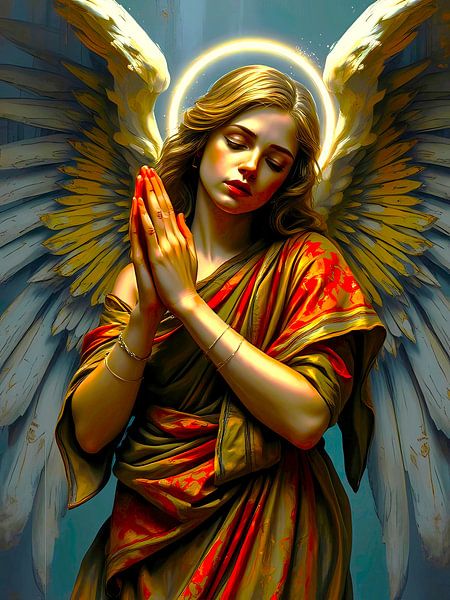 Angelic Grace - Painting style by A.D. Digital ART