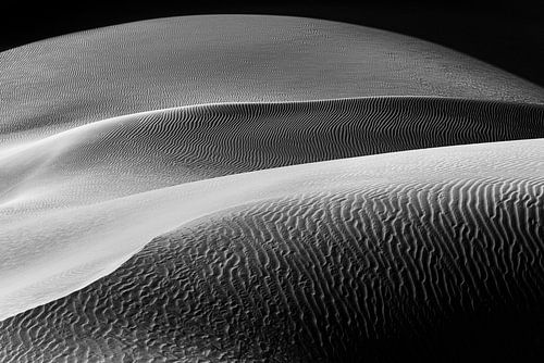 Abstract beeld van een zandduin