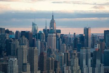 New York Skyline van Guido Akster