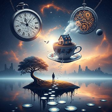 Surreal Dreamscape Art for Digital Art Collection by Aden Pink Galerry