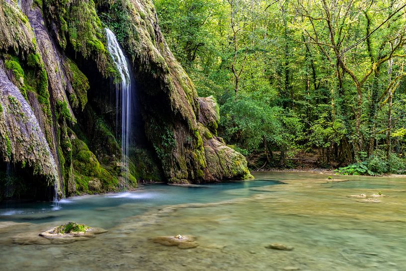Waterfall in the forest by Martijn Joosse