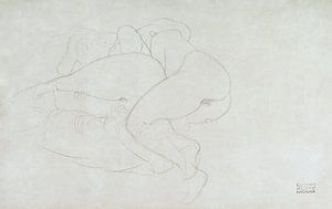 Zwei Frauen, Freundinnen, liegender Akt, Gustav Klimt (um 1905-1906) von Atelier Liesjes