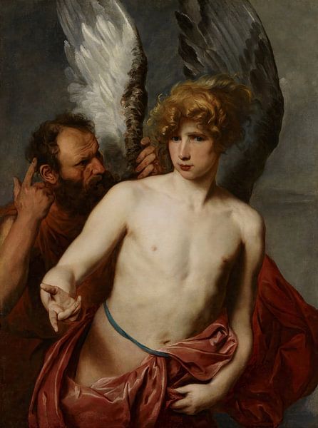 Daedalus en Icarus - Anthonie van Dyck van Accessible Art