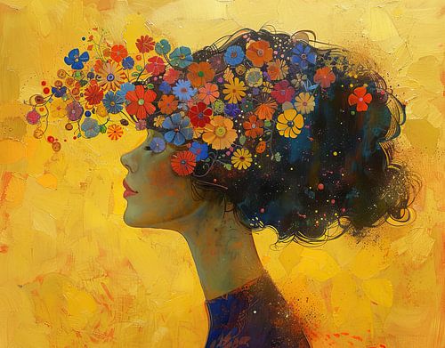 Women's portrait | Floral Dreamscape