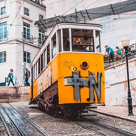 Lisbon streetcar 28 by Emmory Schröder