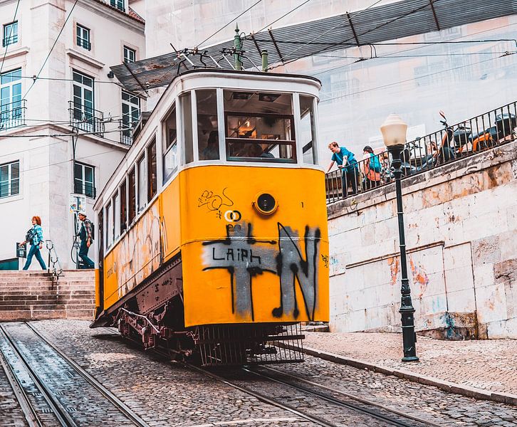 Lisbon streetcar 28 by Emmory Schröder