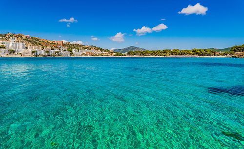 Baie idyllique sur la côte de l'île de Majorque, en Espagne.