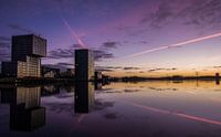 Lever de soleil à Almere au Weerwater