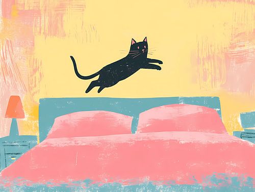 My Bed? Her Trampoline