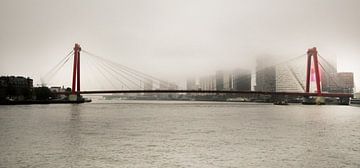 Ligne d'horizon de Willemsbrug, Rotterdam sur Photography by Naomi.K