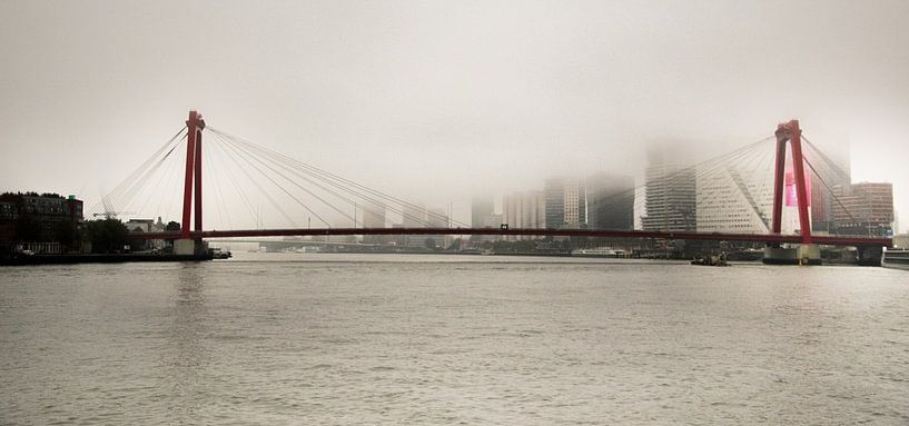 Willemsbrug skyline , Rotterdam by Pix-Art By Naomi.k
