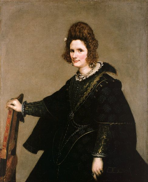 Porträt einer Frau, Diego Velázquez - um 1630 von Het Archief
