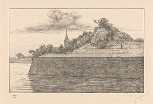 Simon Moulijn, Ansicht der Promers-Bastei, 1933