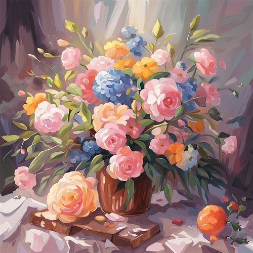 Stilleven met bloemen