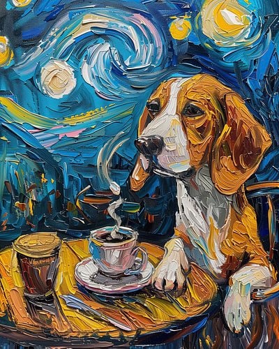 American Foxhound Koffiepauze