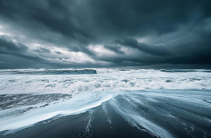 Winter an Norwegens Küste von fernlichtsicht