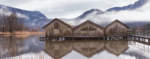 Boothuizen aan de Kochelsee