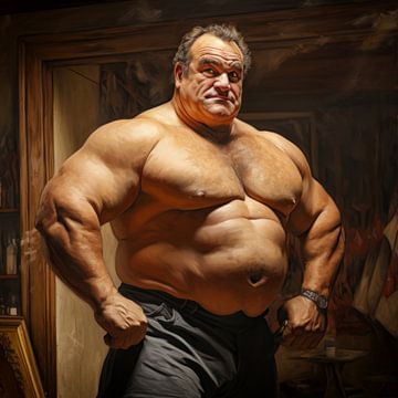 Sterke bodybuilder van BEARpictureart