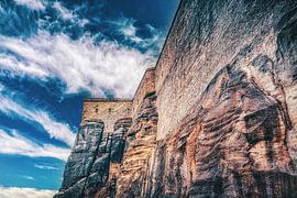 Panorama Königstein Bergfestung im Elbsandsteingebirges von Jakob Baranowski - Photography - Video - Photoshop