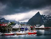 De haven van Hamnø op de Lofoten. van Hamperium Photography thumbnail