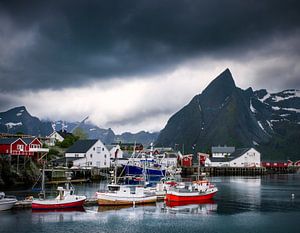 Le port de Hamnø sur les Lofoten