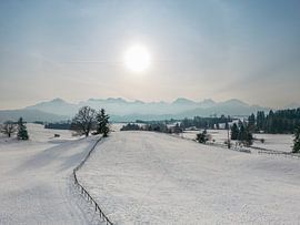 Winterlandschap in de Allgäu
