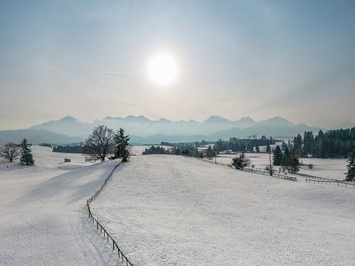 Winterlandschap in de Allgäu