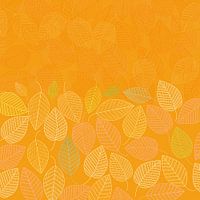 LEAVES ENSEMBLE ORANGE YELLOW