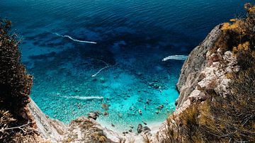 Prachtige Blauwe Ionische Zee, Horizontaal