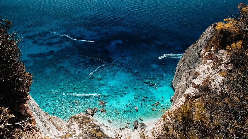 Schönes Blaues Ionisches Meer von Rob van Dongen