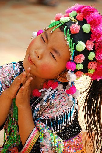 Girl from Mountain Tribe