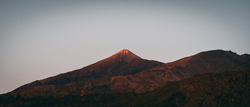 Goldener Schimmer über dem Teide