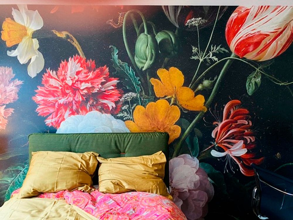 Still life with flowers in a glass vase, Jan Davidsz. de Heem