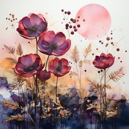 Botanical series: purple (9)