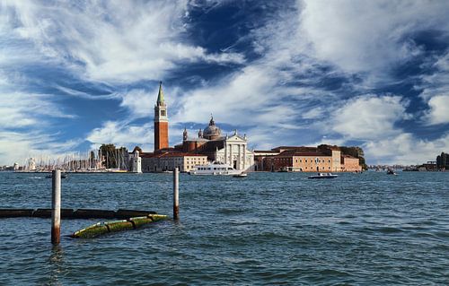 San Giorgio Maggiore eiland in Venetië van Jan Kranendonk