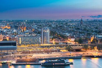Amsterdam met Centraal Station van Elisabeth Aardema