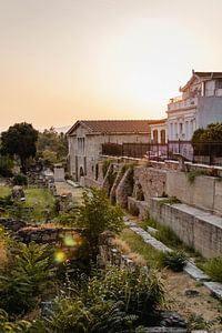 Sunset in Athene van Levfotografie