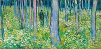 Vincent van Gogh. Deux personnages dans les broussailles par 1000 Schilderijen Aperçu