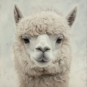 Portrait d'alpaga