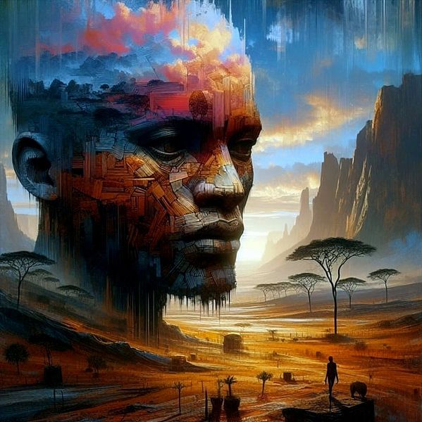 Africa always in my thoughts by Yvonne van Huizen