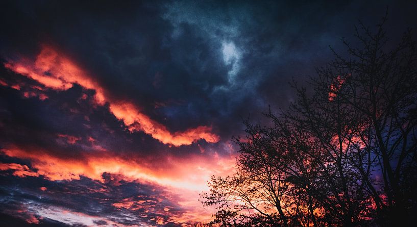 Dawn in spring with spectacular clouds...The eye of God by Jakob Baranowski - Photography - Video - Photoshop