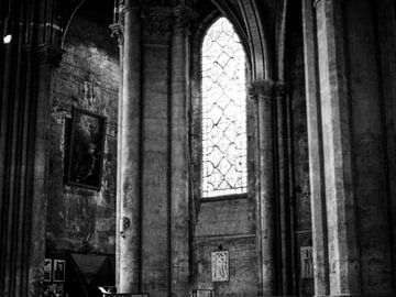 Frankrijk Chartres raam van Albert Hartwig