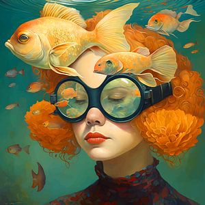 Underwater friends van Mirjam Duizendstra