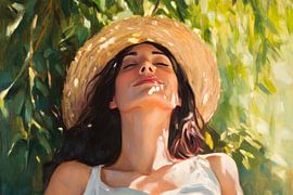 Sonnenstrahlen Lächeln von Poster Art Shop